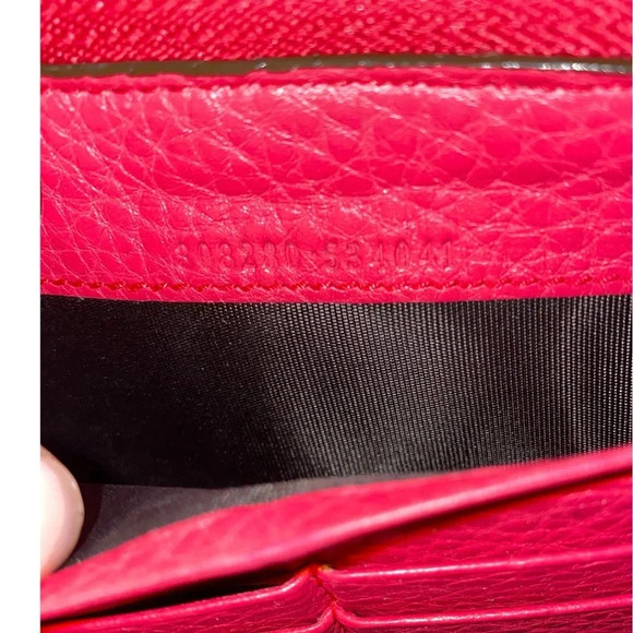 SOLD!!! Stunning Gucci Soho Zip Around Pink Leather Wallet COA and Original Box - Picture 3 of 16